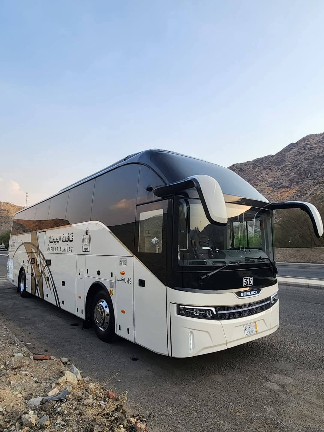 باص حديث مكيّف ضمن أسطول نسمات